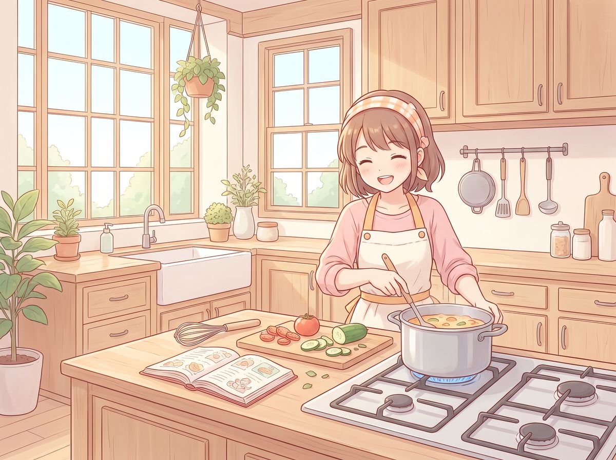 女神视频烹饪动漫教程